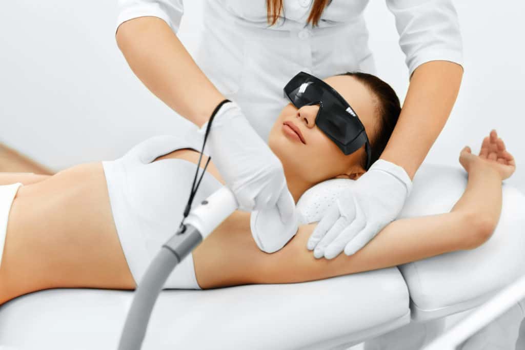 Laser Hair Removal Treatment at ReLux Medical Spa in Akron, Ohio.